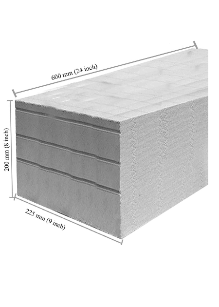 9 Inch AAC Block 